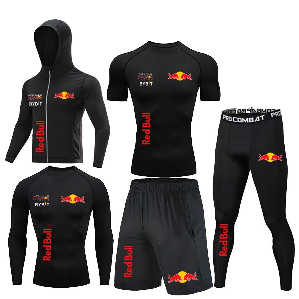 Ensemble sport RedBull Sentinelle Alpha noir et rouge - Sentinelle Alpha