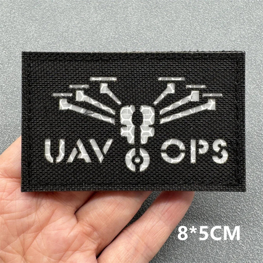 Patch militaire por accroche sur le sac à dos - Sentinelle Alpha