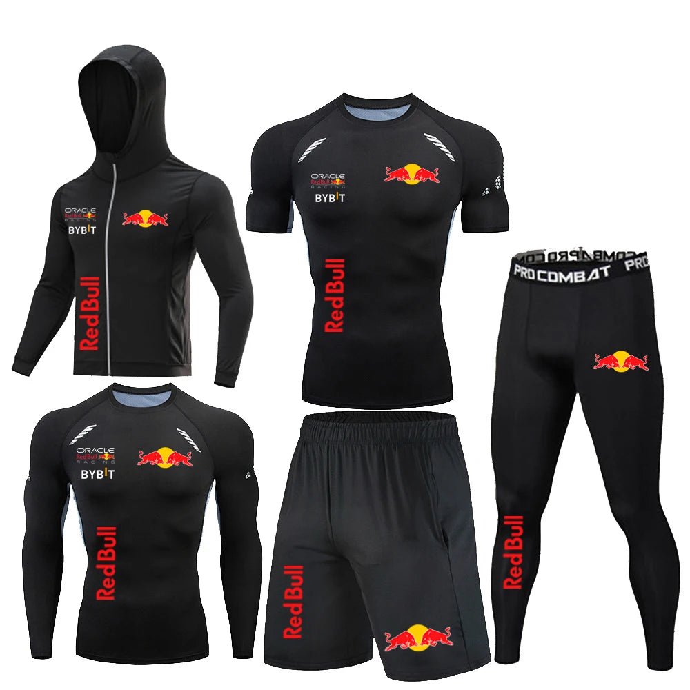 Ensemble sport RedBull Sentinelle Alpha noir et rouge - Sentinelle Alpha