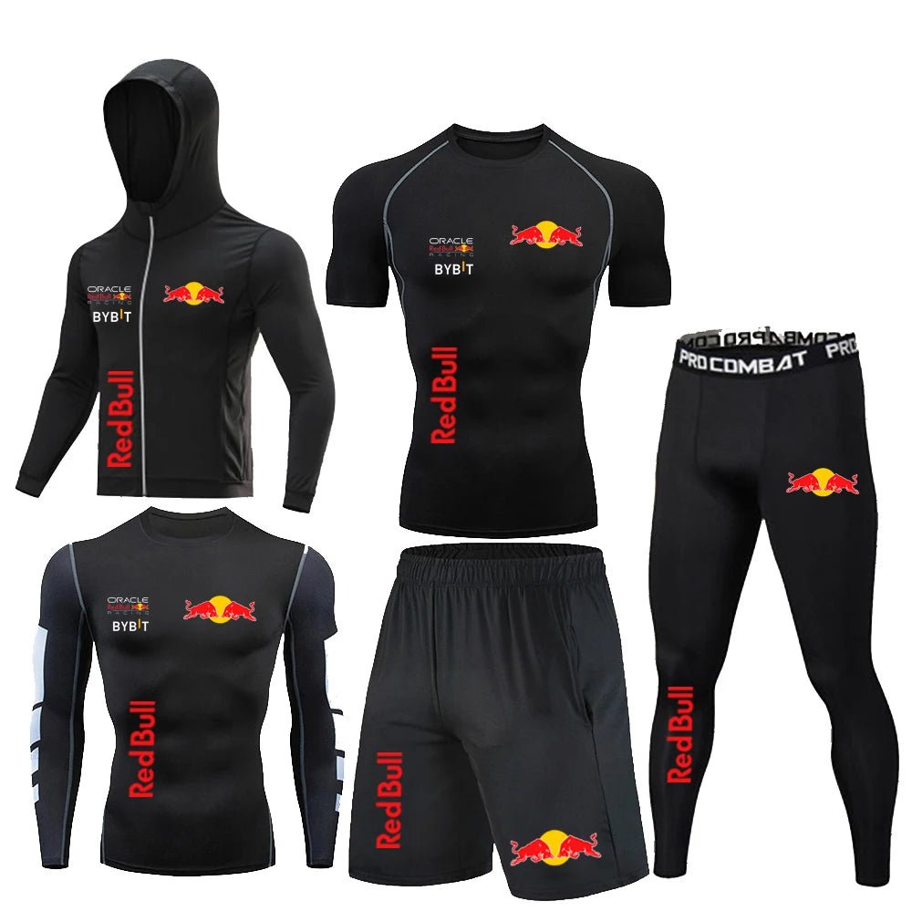Ensemble sport RedBull Sentinelle Alpha noir et rouge - Sentinelle Alpha