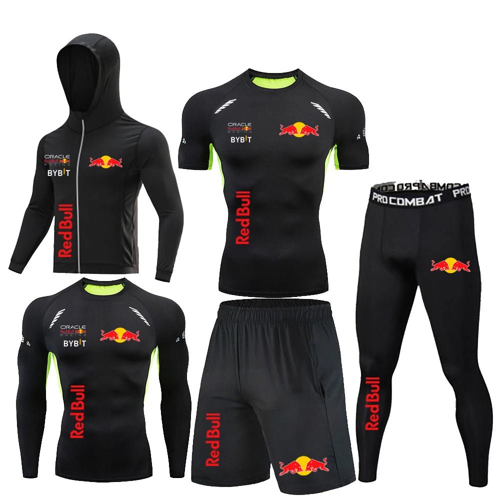 Ensemble sport RedBull Sentinelle Alpha noir et rouge - Sentinelle Alpha