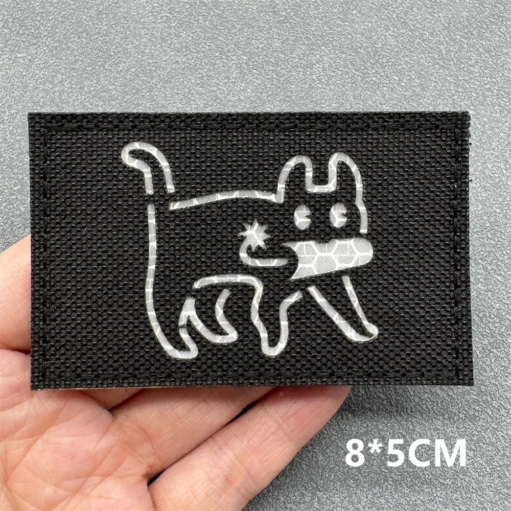 Patch militaire por accroche sur le sac à dos - Sentinelle Alpha