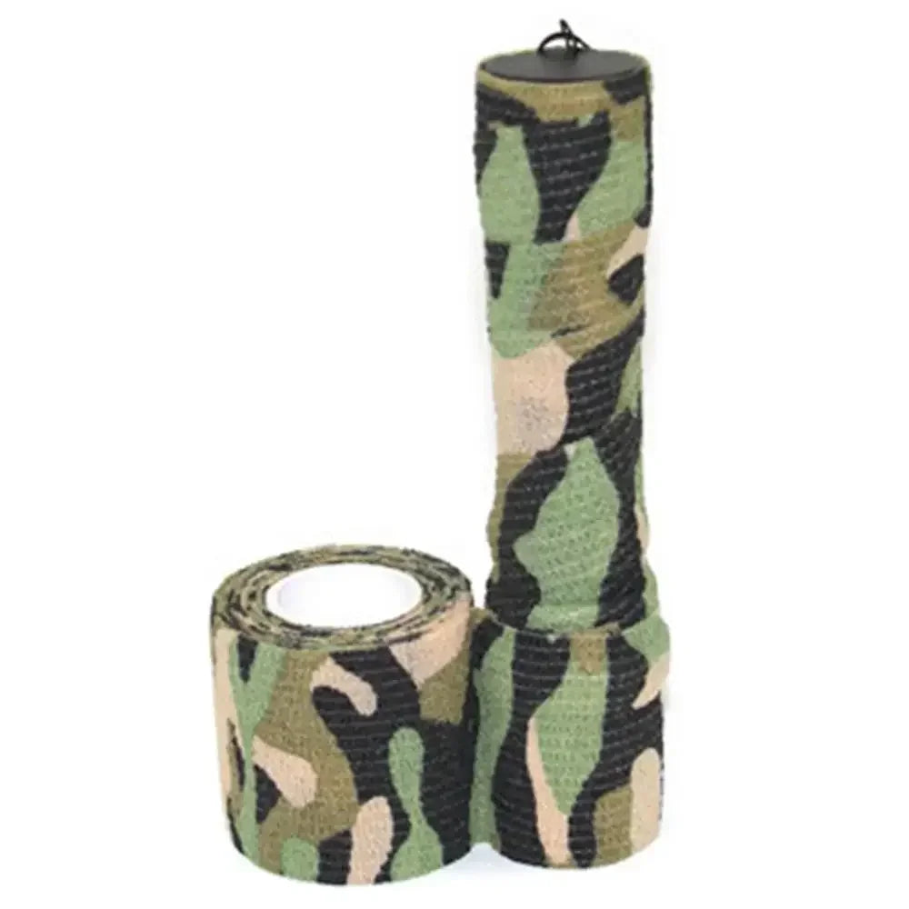 Bandage camouflage fusil en rouleau, parfait pour un camouflage optimal lors des activités de plein air