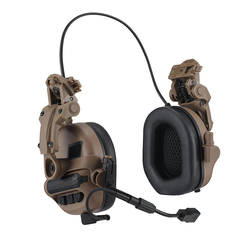 Casque tir militaire de Sentinelle Alpha avec doublure en mousse et microphone réglable pour un confort optimal