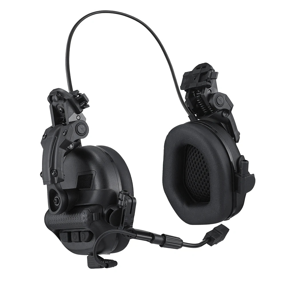 Casque tir militaire Sentinelle Alpha avec protection auditive et microphones intégrés
