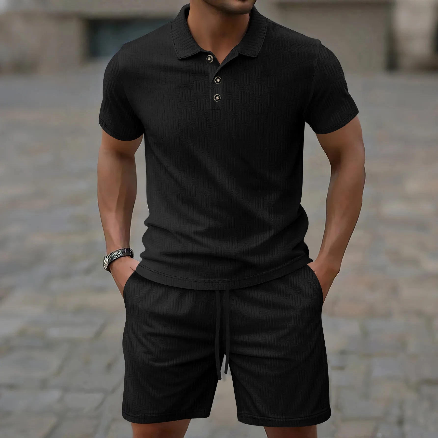 Sentinelle Alpha ensemble polo et short homme léger - Sentinelle Alpha