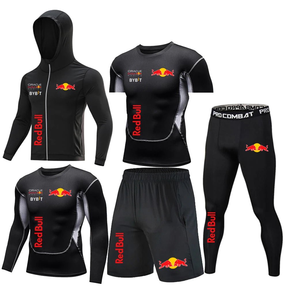 Ensemble sport RedBull Sentinelle Alpha noir et rouge - Sentinelle Alpha