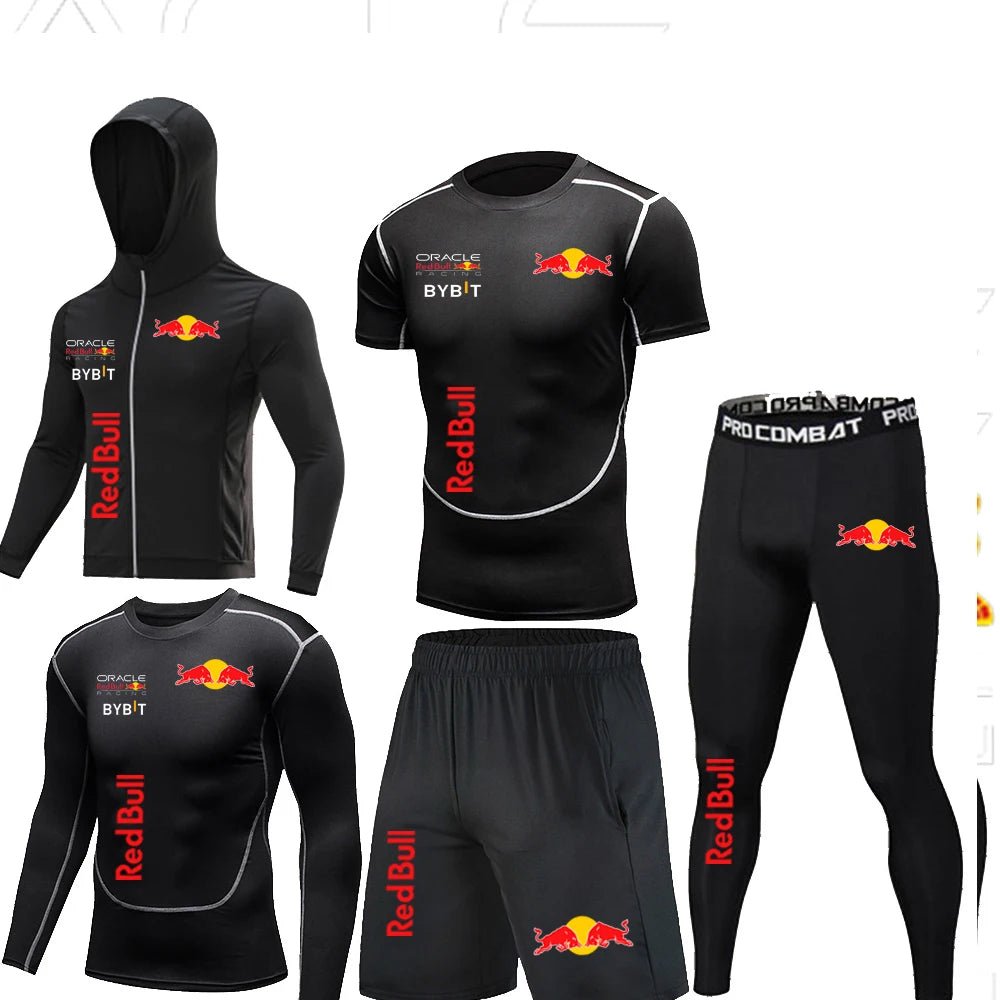 Ensemble sport RedBull Sentinelle Alpha noir et rouge - Sentinelle Alpha