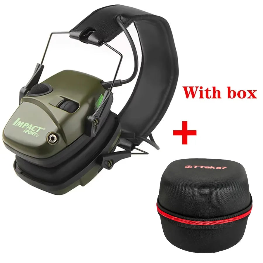 Casque anti-bruit tactique Impact Sport avec boîtier de protection pour une utilisation extérieure