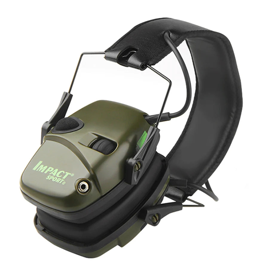 Casque anti-bruit tactique Impact Sport avec réglage de volume et design ergonomique