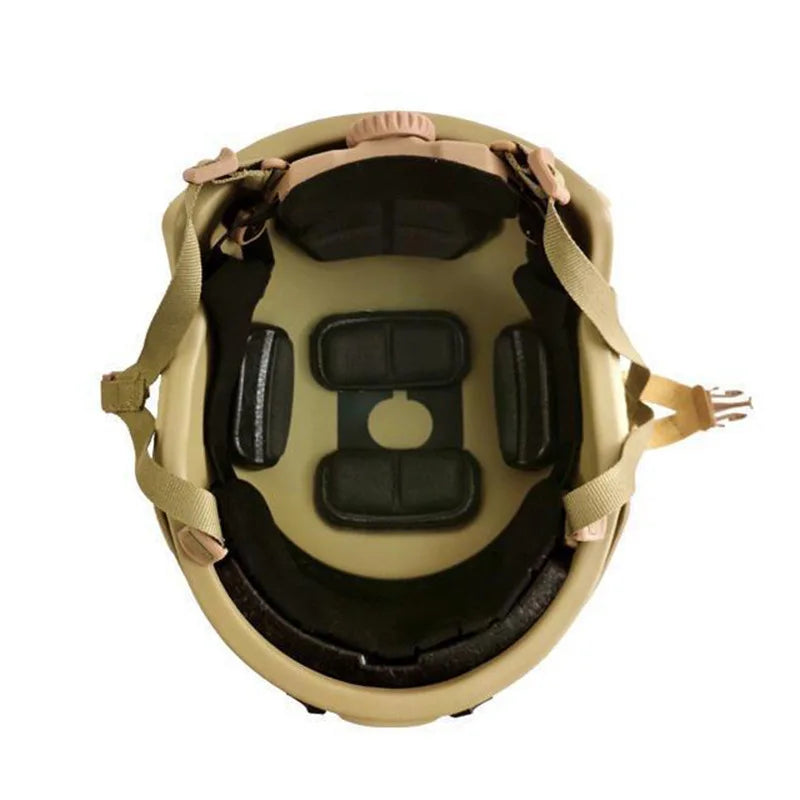 Vue intérieure du casque anti-impact haute sécurité Sentinelle Alpha avec rembourrage confortable