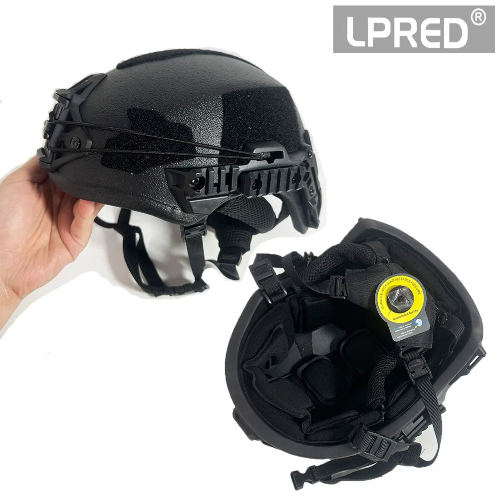 Casque anti-impact haute sécurité LPRED, léger avec rembourrage intérieur confortable pour protection optimale