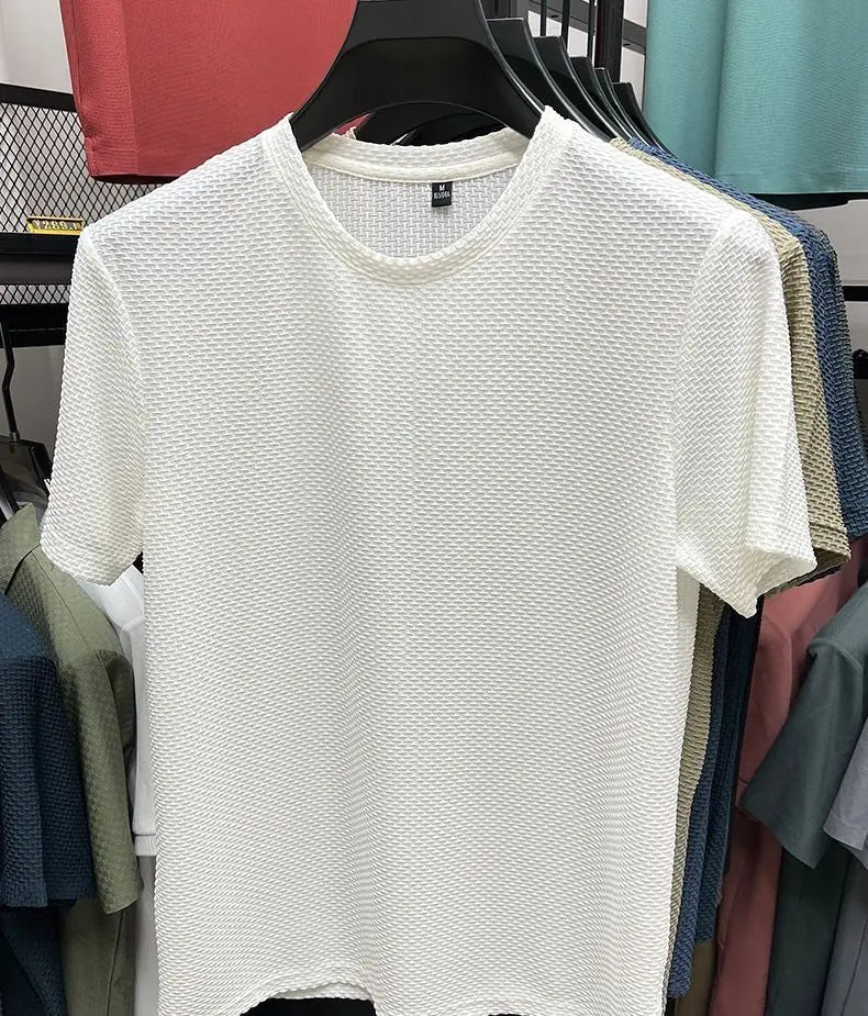 Sentinelle Alpha T-shirt col rond homme léger blanc respirant - Sentinelle Alpha