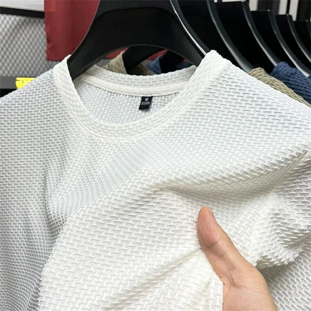 Sentinelle Alpha T-shirt col rond homme léger blanc respirant - Sentinelle Alpha