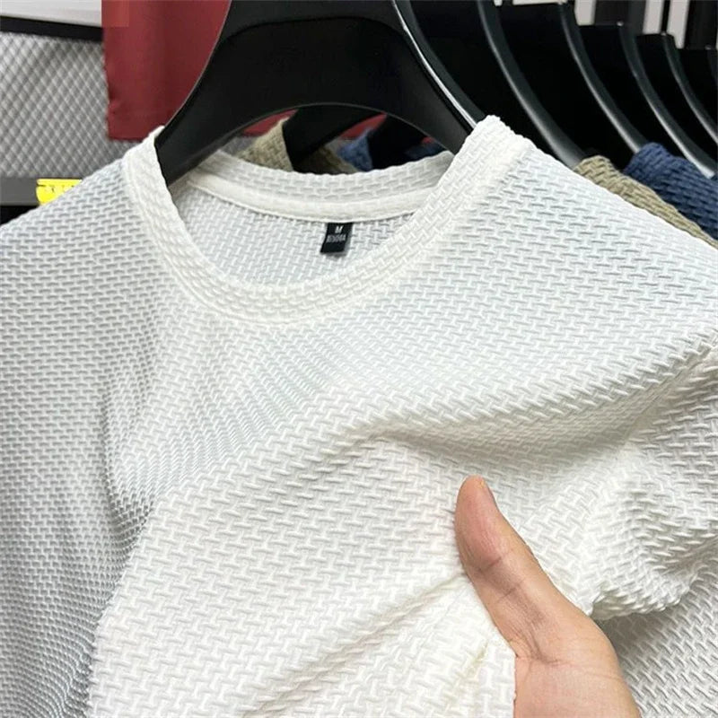 Sentinelle Alpha T-shirt col rond homme léger blanc respirant - Sentinelle Alpha