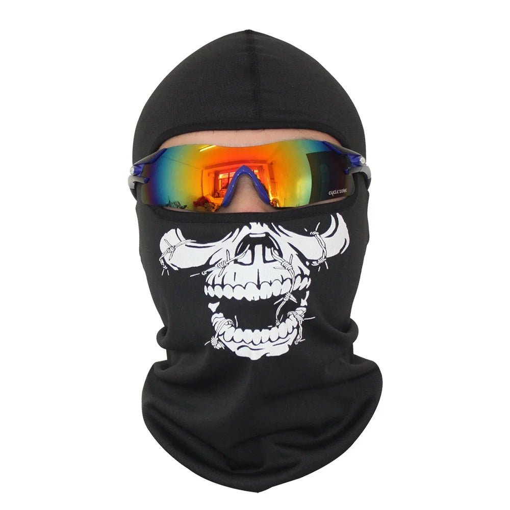 Masque Noir Militaire avec Motif Crâne - Sentinelle Alpha - Sentinelle Alpha
