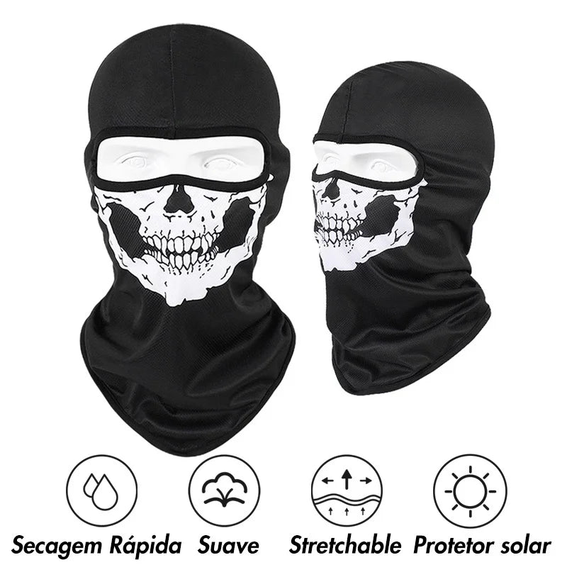 Masque Noir Militaire avec Motif Crâne - Sentinelle Alpha - Sentinelle Alpha