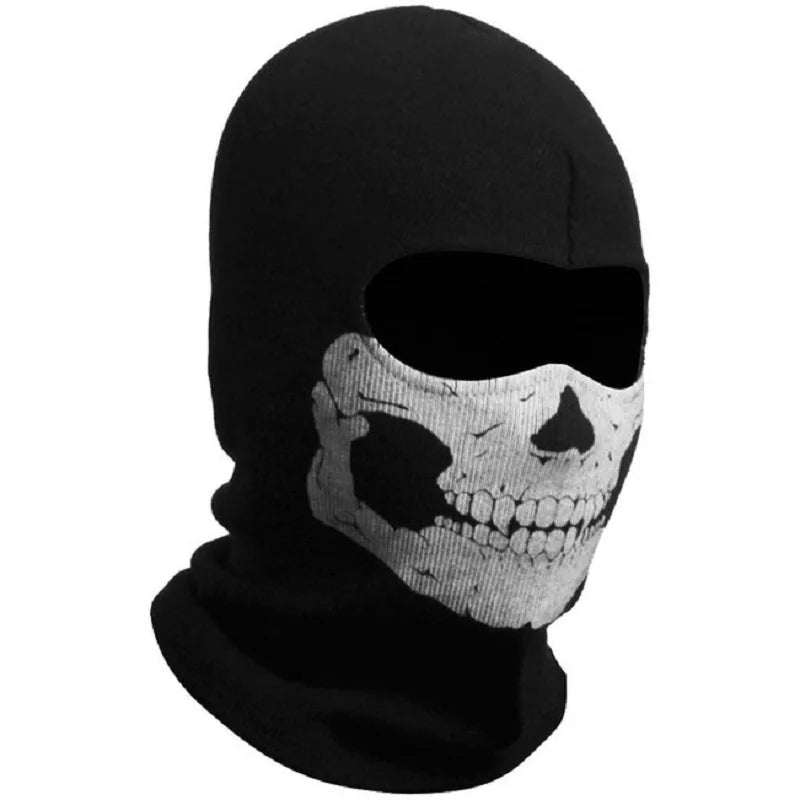 Masque Noir Militaire avec Motif Crâne - Sentinelle Alpha - Sentinelle Alpha