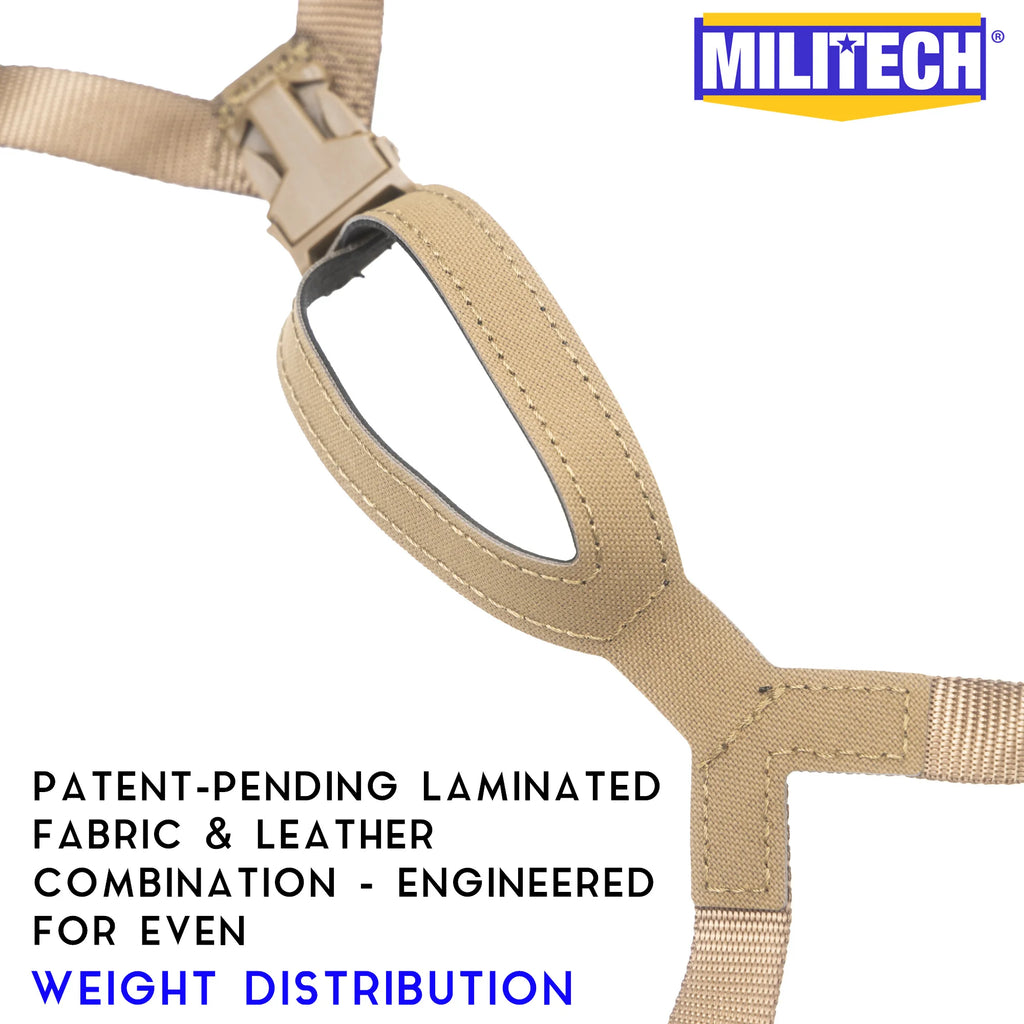 Casque Tactique MILITECH avec Système de Rétention Amovible - Sentinelle Alpha