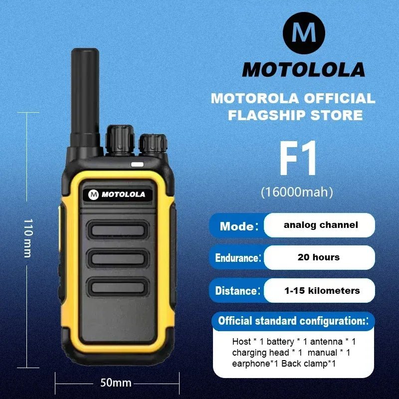 Talkie - Walkie Motorola Mini - Équipement Tactique - Sentinelle Alpha