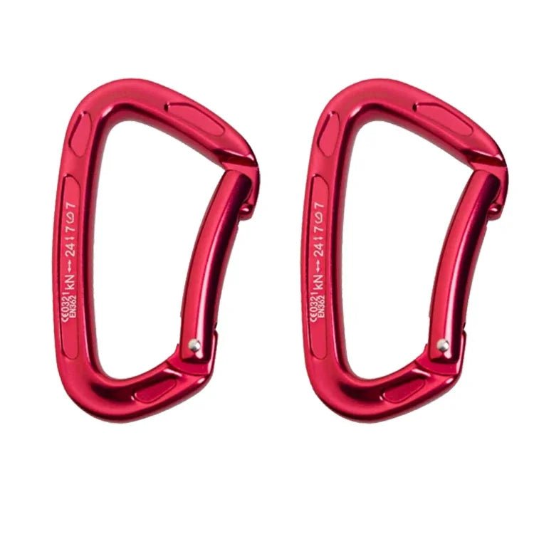 Sentinelle Alpha Mousqueton Escalade 24KN Rouge Résistant - Sentinelle Alpha