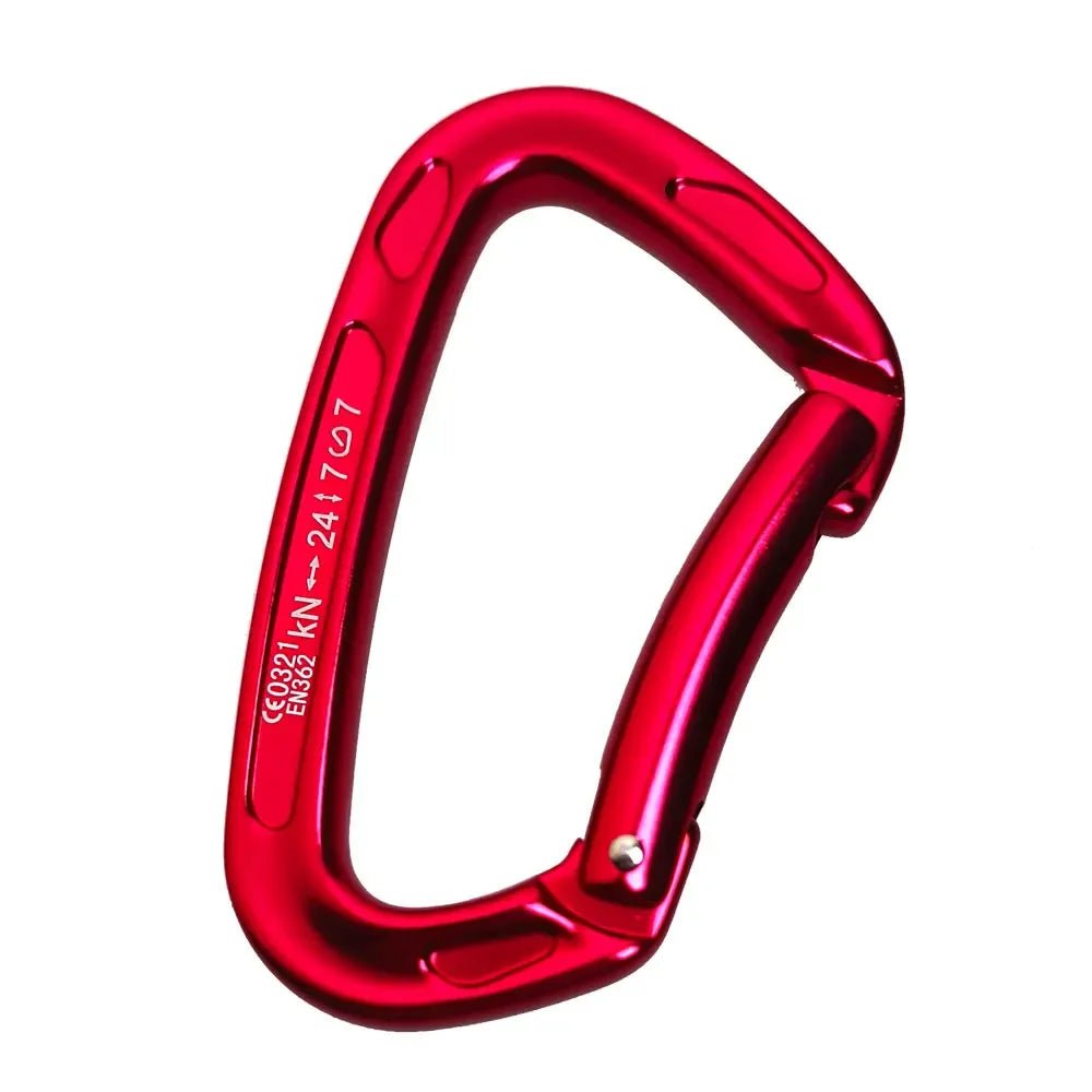 Sentinelle Alpha Mousqueton Escalade 24KN Rouge Résistant - Sentinelle Alpha