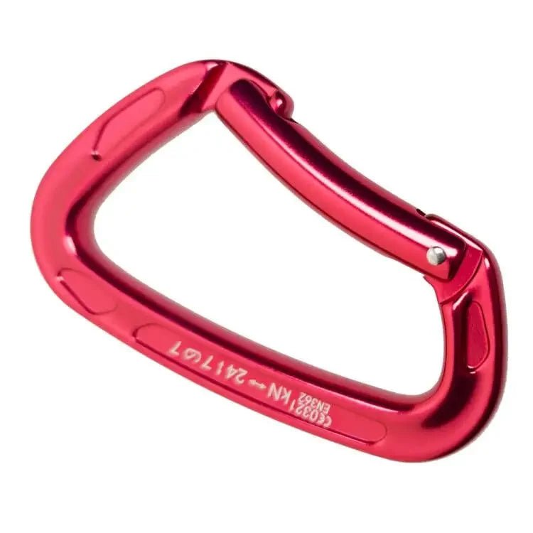 Sentinelle Alpha Mousqueton Escalade 24KN Rouge Résistant - Sentinelle Alpha