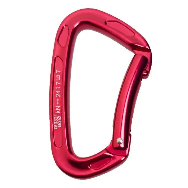 Sentinelle Alpha Mousqueton Escalade 24KN Rouge Résistant - Sentinelle Alpha