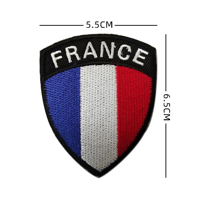Patch drapeau français Sentinelle Alpha brodé - Sentinelle Alpha