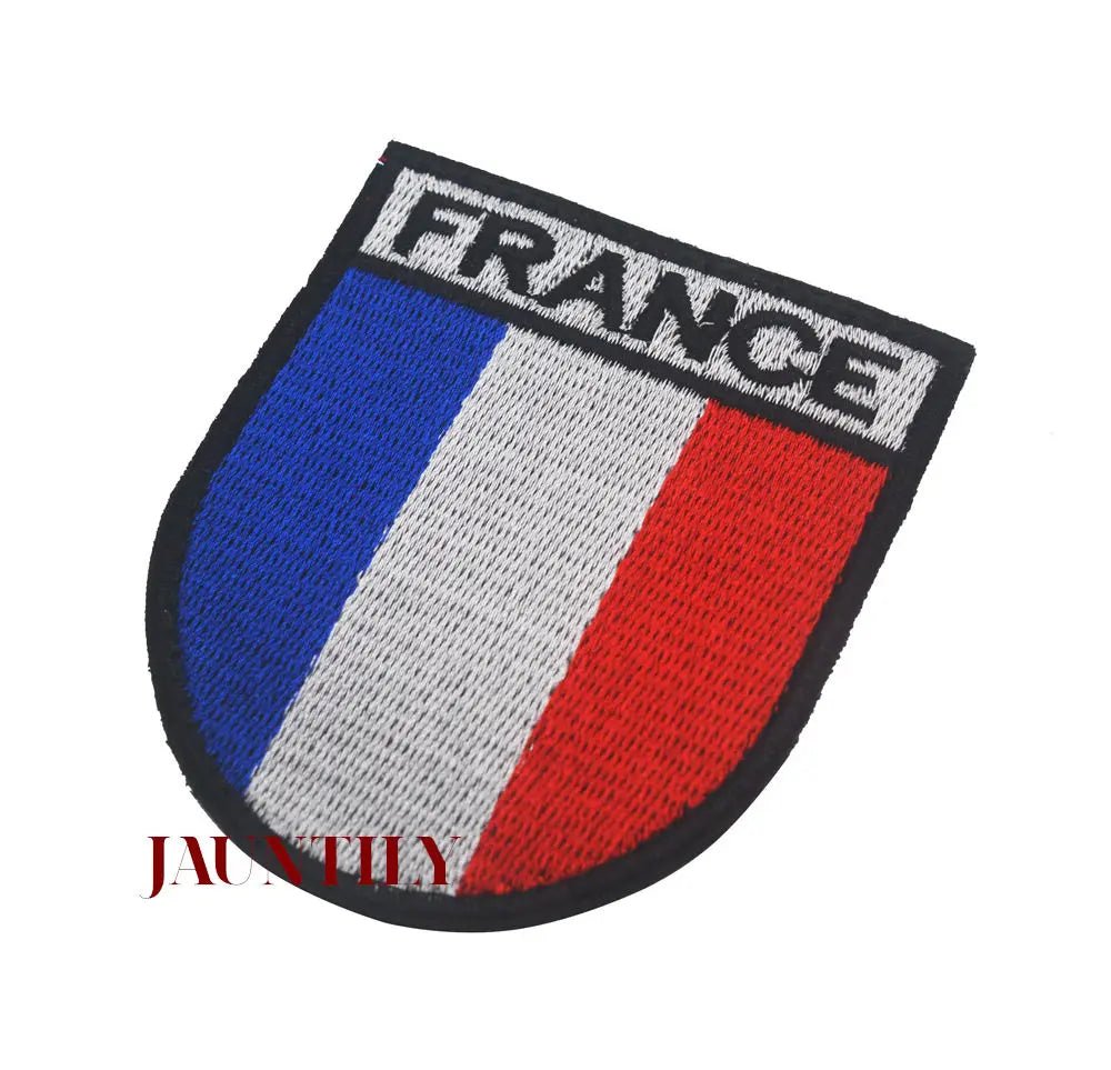 Patch drapeau français Sentinelle Alpha brodé - Sentinelle Alpha