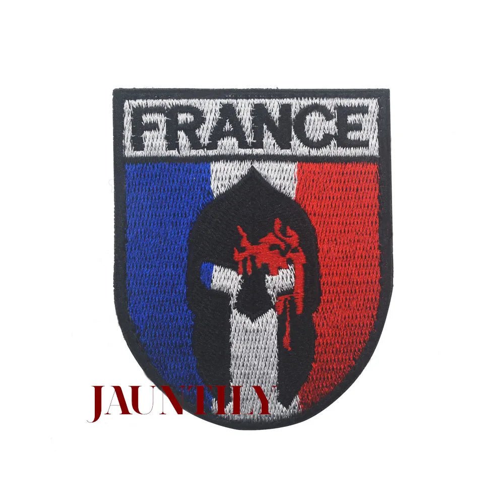 Patch drapeau français Sentinelle Alpha brodé - Sentinelle Alpha