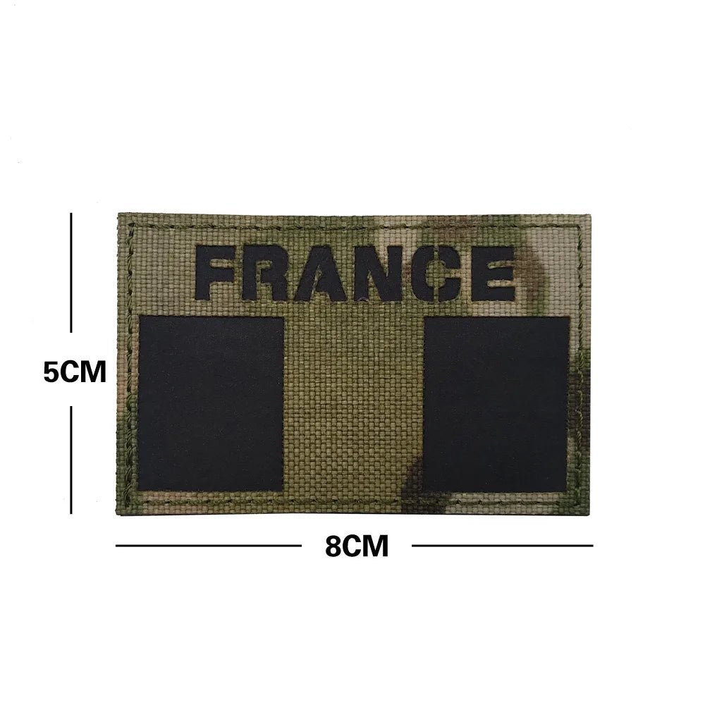 Patch drapeau français Sentinelle Alpha brodé - Sentinelle Alpha