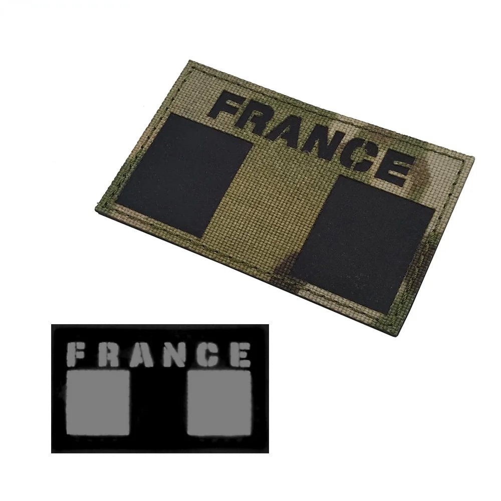 Patch drapeau français Sentinelle Alpha brodé - Sentinelle Alpha