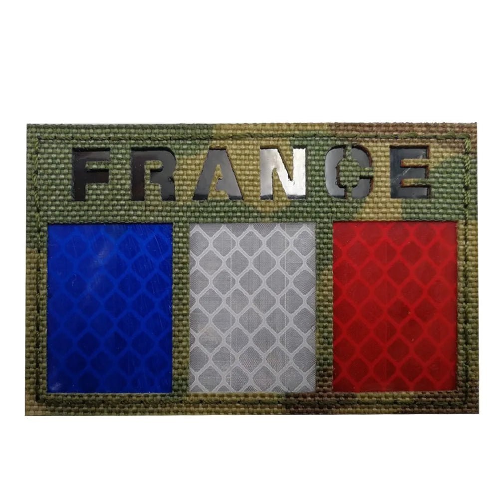 Patch drapeau français Sentinelle Alpha brodé - Sentinelle Alpha