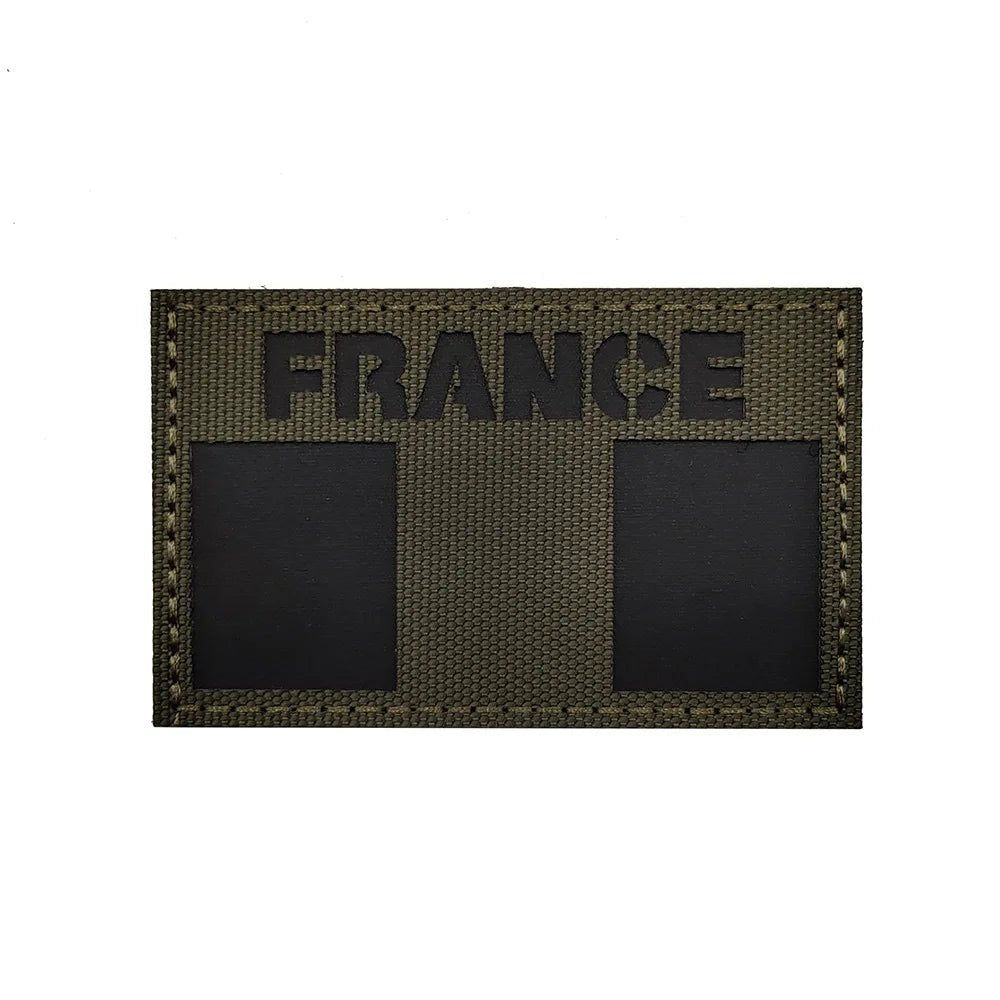 Patch drapeau français Sentinelle Alpha brodé - Sentinelle Alpha