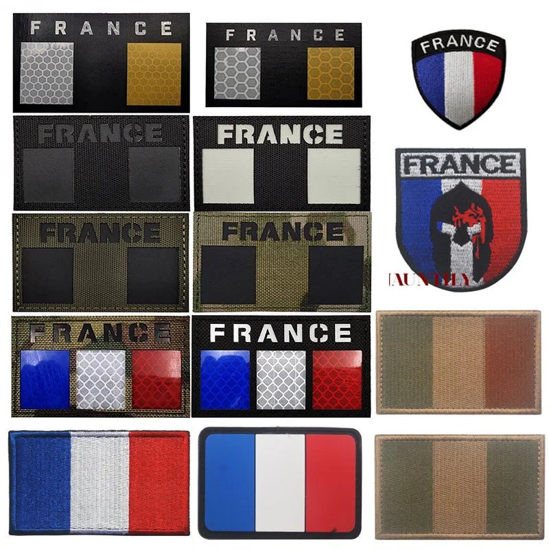 Patch drapeau français Sentinelle Alpha brodé - Sentinelle Alpha