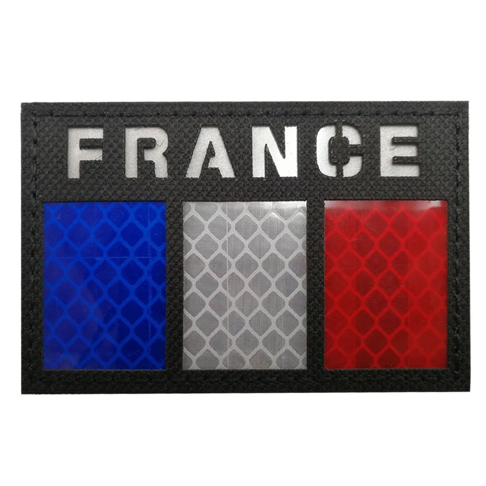 Patch drapeau français Sentinelle Alpha brodé - Sentinelle Alpha