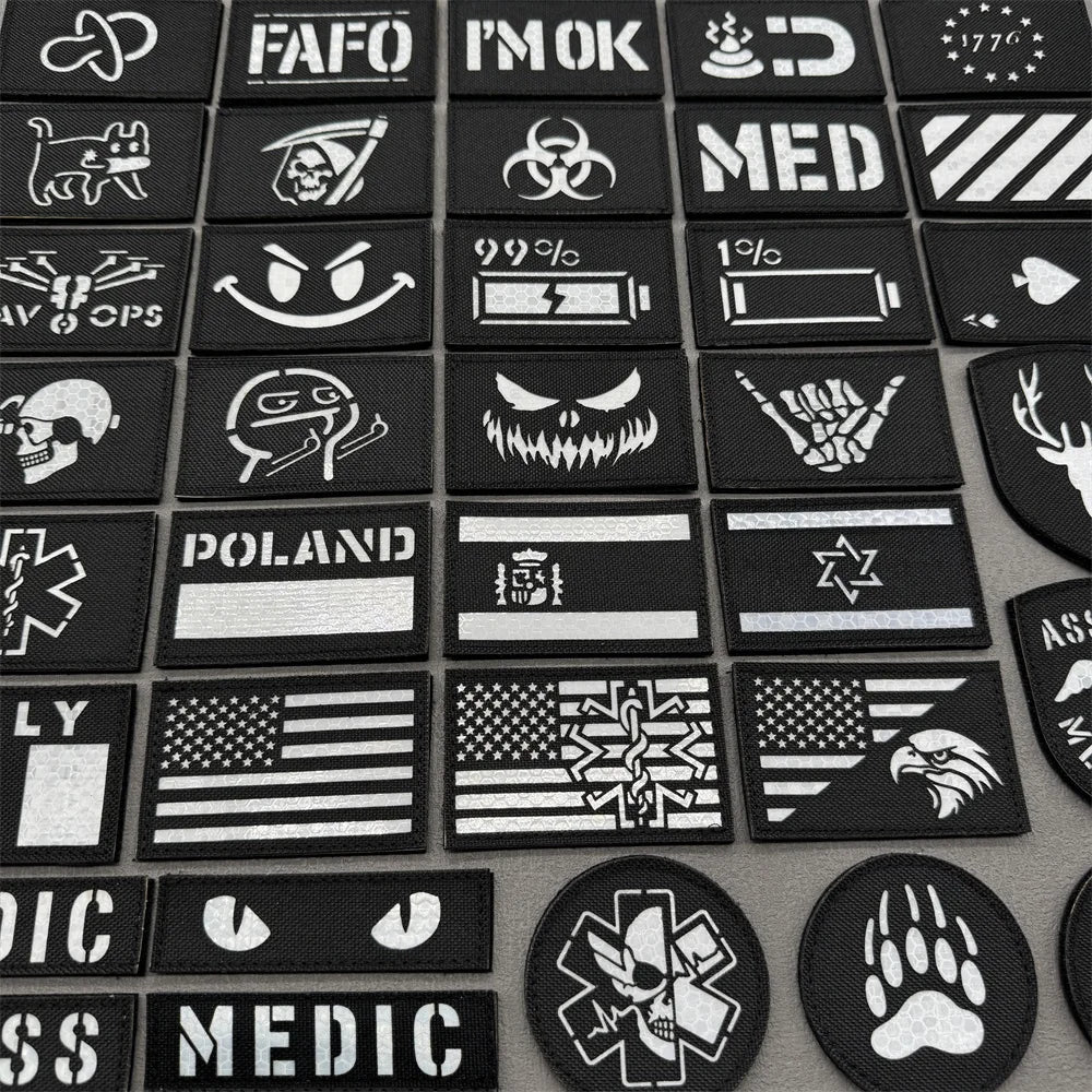 Patch militaire por accroche sur le sac à dos - Sentinelle Alpha
