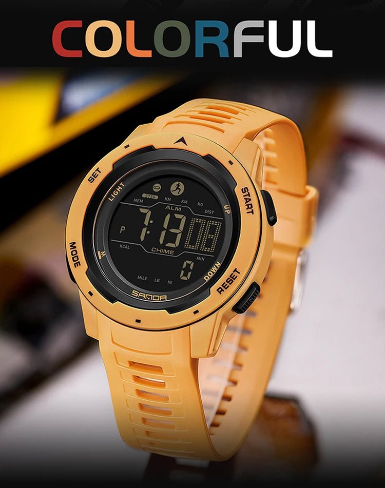 Montre Homme Résistante SANDA Tactique en Vert Olivâtre - Sentinelle Alpha