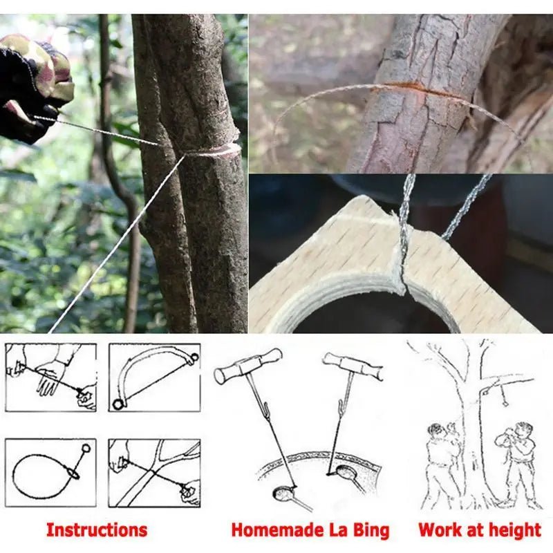 Scie à main pour bushcraft Sentinelle Alpha - Précision et Durabilité - Sentinelle Alpha
