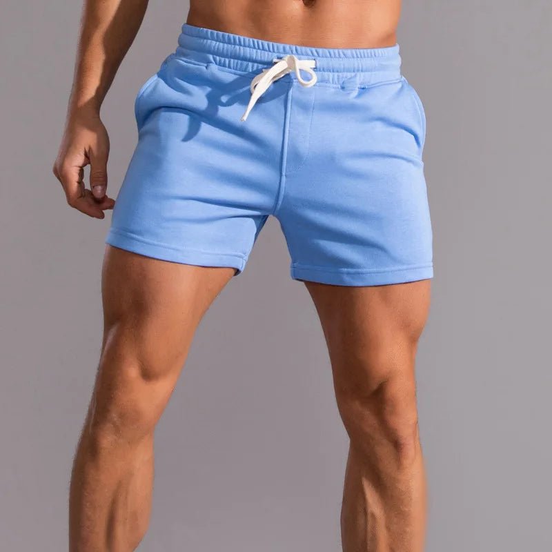 Sentinelle Alpha shorts gym fitness légers bleu ciel - Sentinelle Alpha