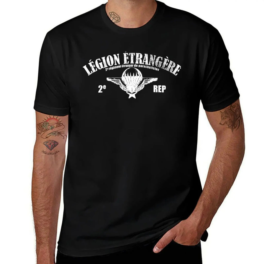 T-shirt Légion Étrangère - 2e REP Noir - Sentinelle Alpha