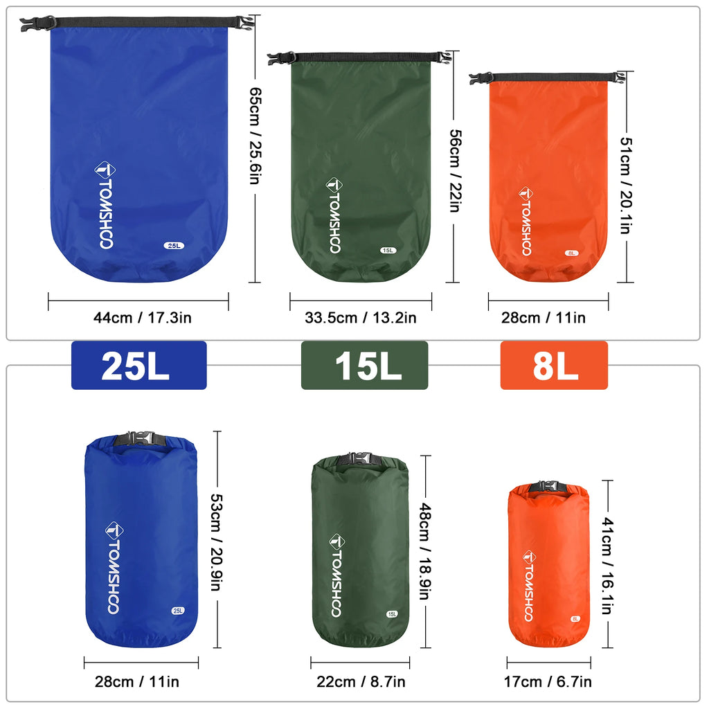 Sac étanche randonnée Sentinelle Alpha - 15L, 25L, 8L - Sentinelle Alpha