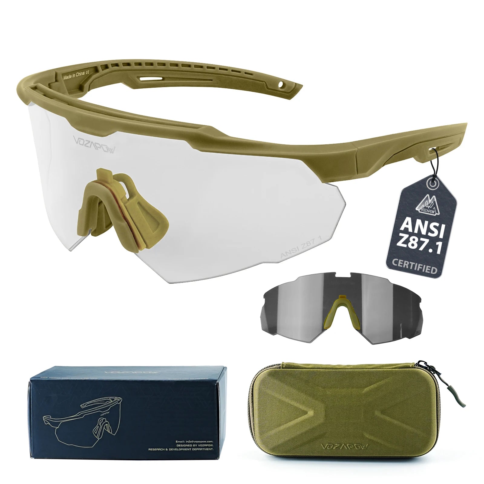 Lunettes de tir tactiques Sentinelle Alpha pour confort optimal - Sentinelle Alpha