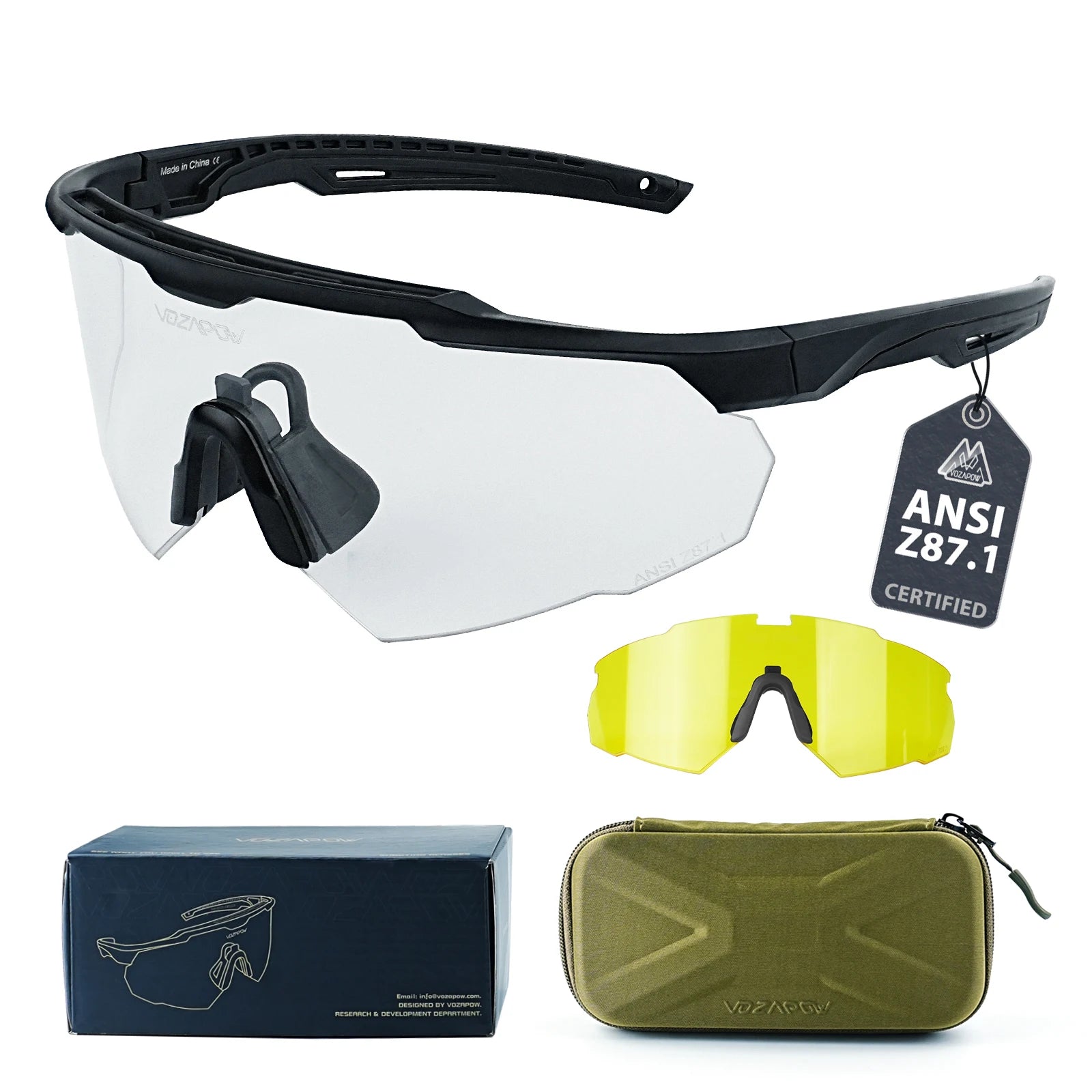 Lunettes de tir tactiques Sentinelle Alpha pour confort optimal - Sentinelle Alpha