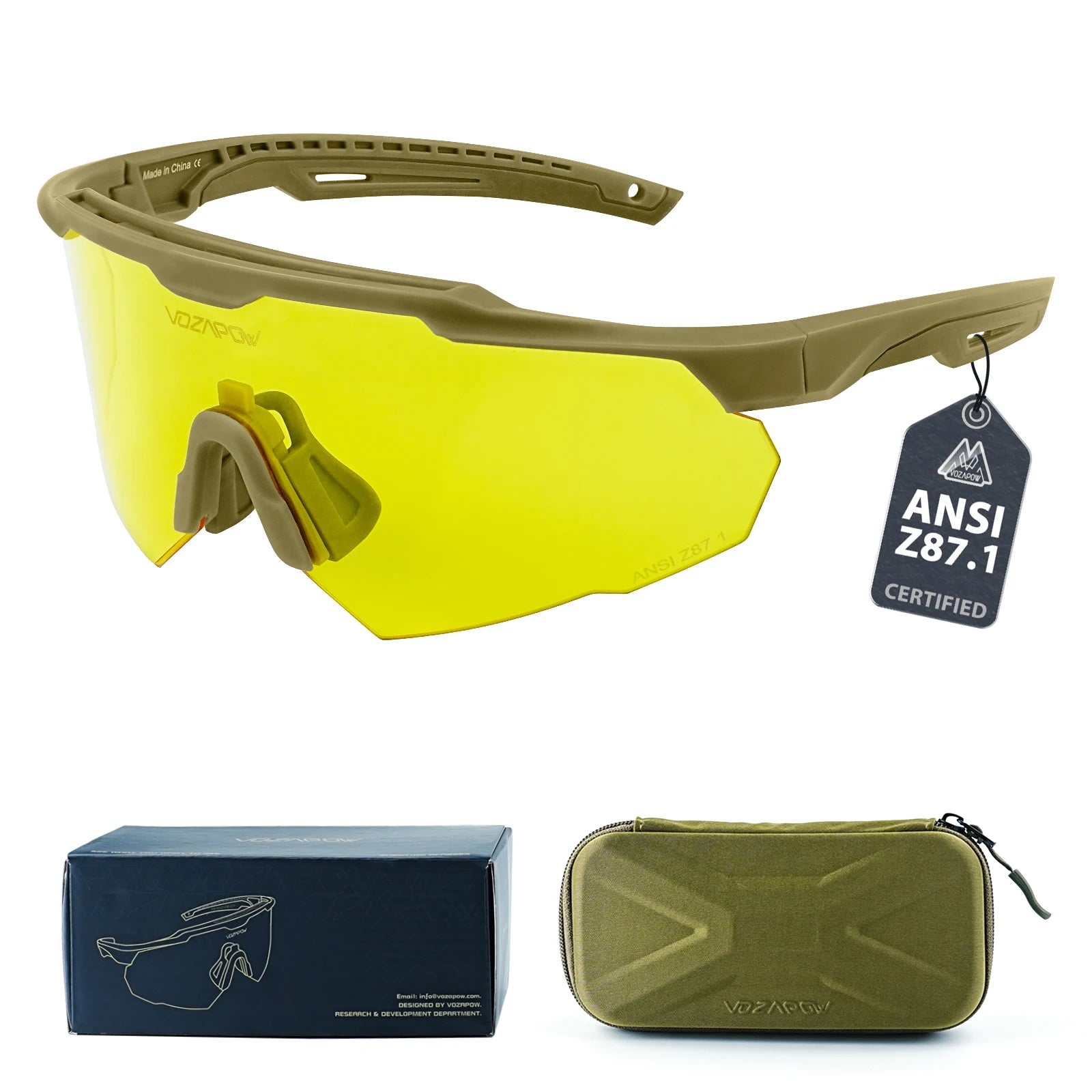 Lunettes de tir tactiques Sentinelle Alpha pour confort optimal - Sentinelle Alpha