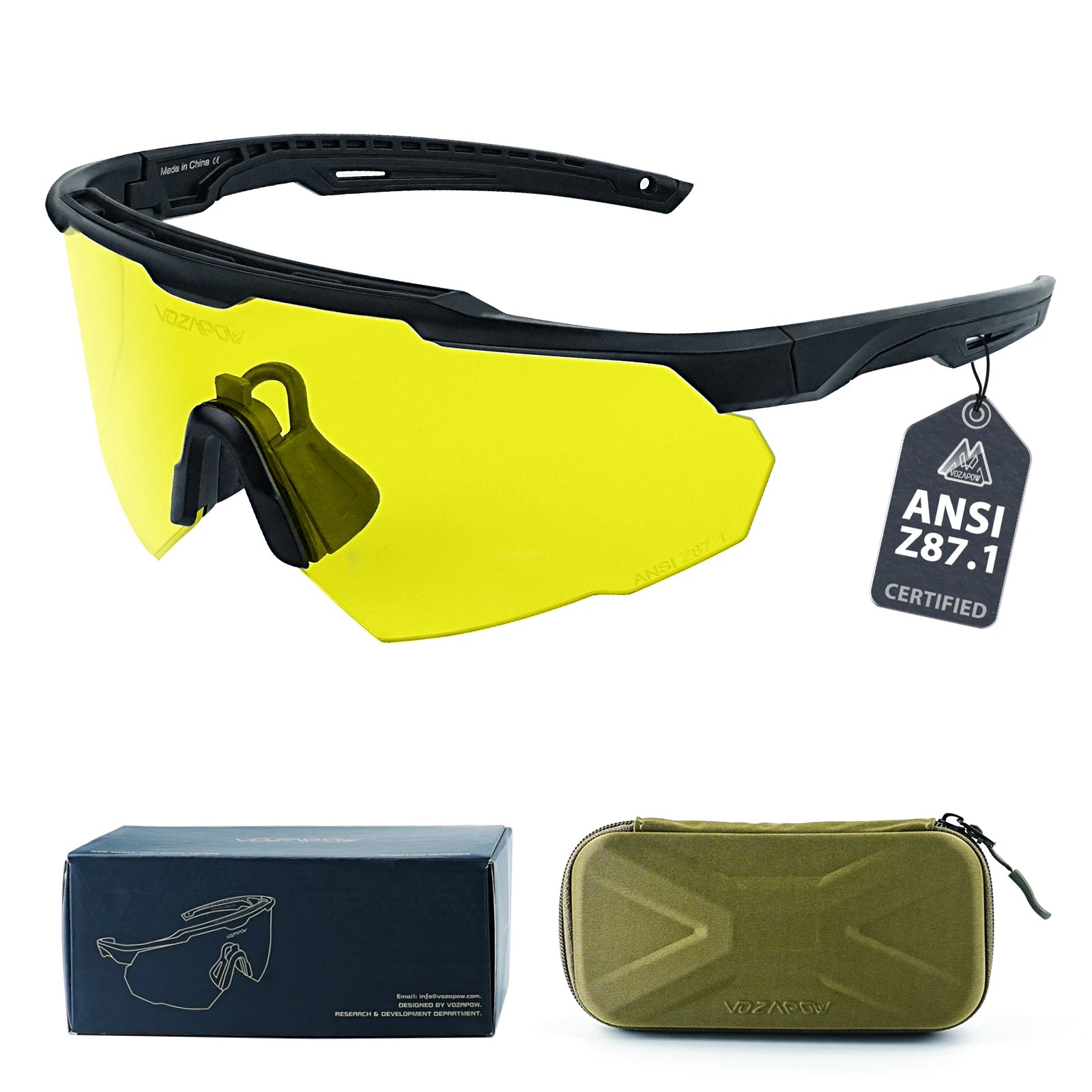 Lunettes de tir tactiques Sentinelle Alpha pour confort optimal - Sentinelle Alpha