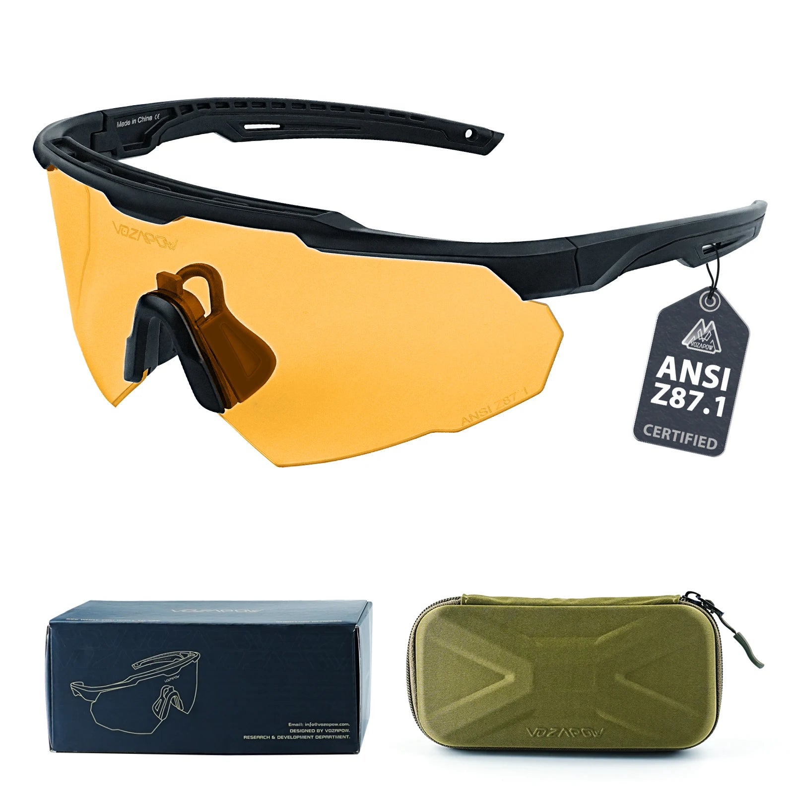 Lunettes de tir tactiques Sentinelle Alpha pour confort optimal - Sentinelle Alpha
