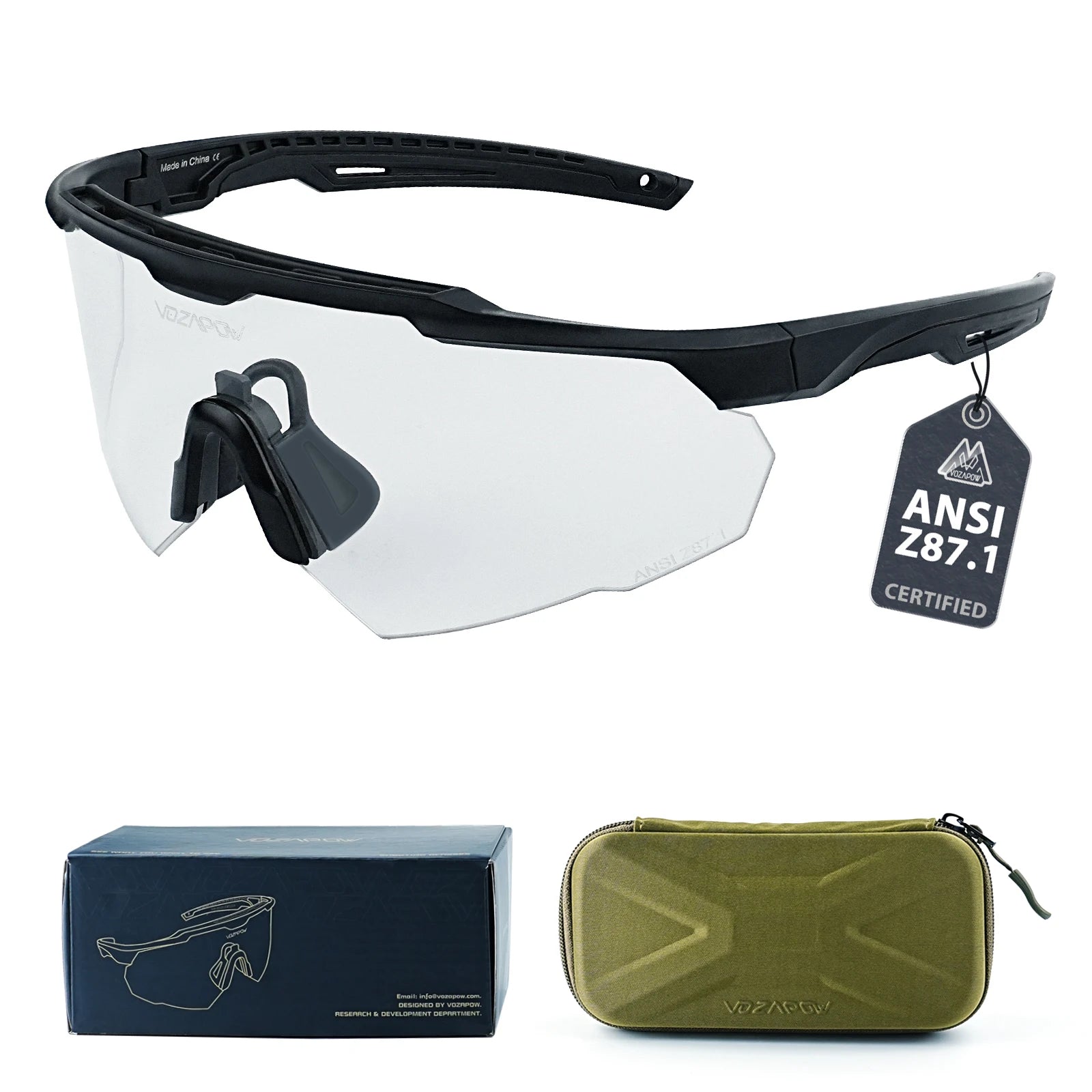 Lunettes de tir tactiques Sentinelle Alpha pour confort optimal - Sentinelle Alpha