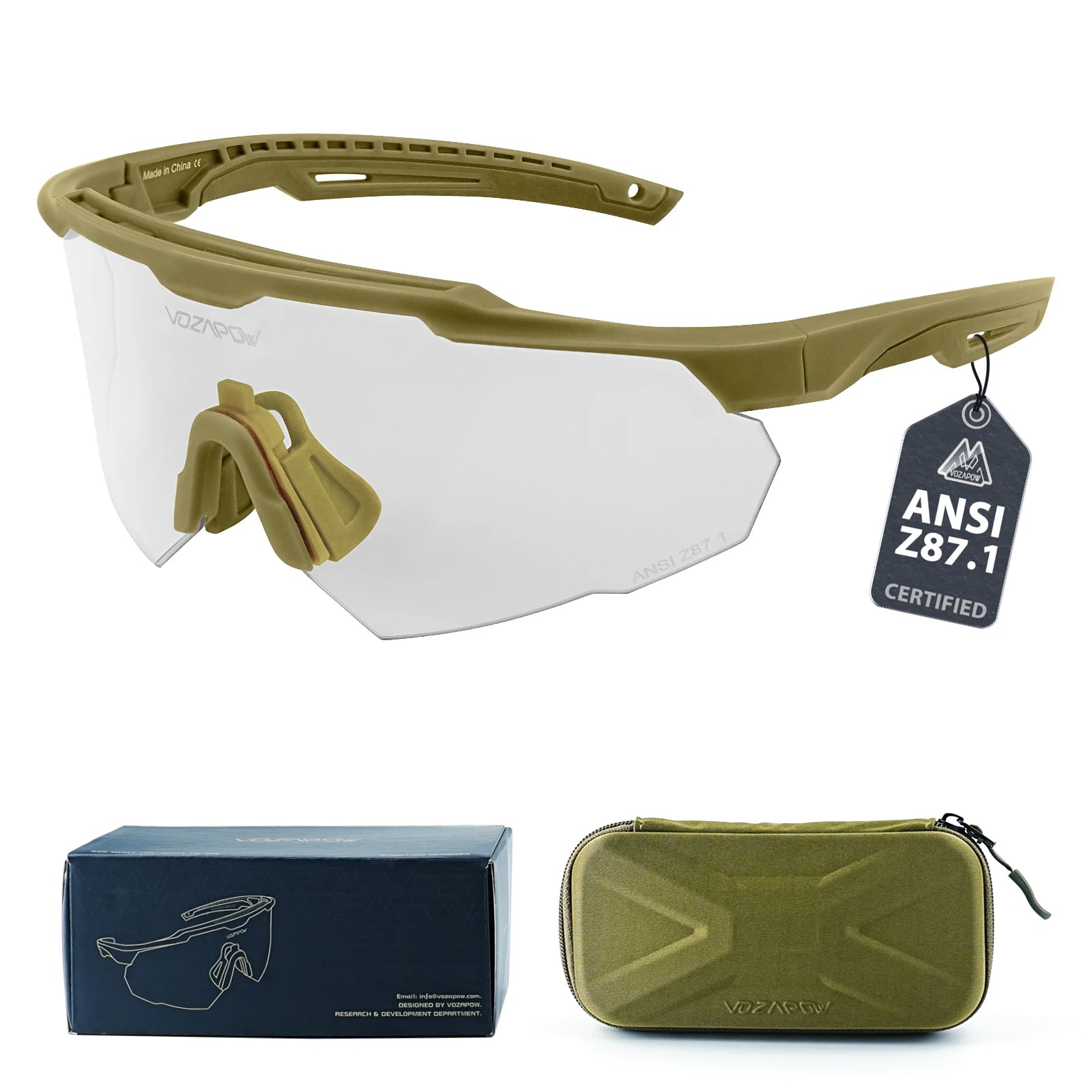 Lunettes de tir tactiques Sentinelle Alpha pour confort optimal - Sentinelle Alpha
